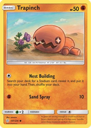 Trapinch (107/236) - SCE  - Common