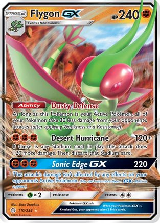 Flygon GX (110/236) - SCE  - Ultra Rare - Holofoil