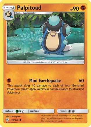 Palpitoad (116) - SCE  - Common - Reverse Holofoil