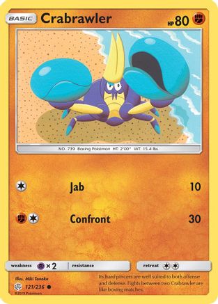 Crabrawler (121) - SCE  - Common - Reverse Holofoil