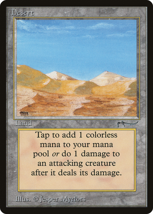 Desert (ARN-072) - common
