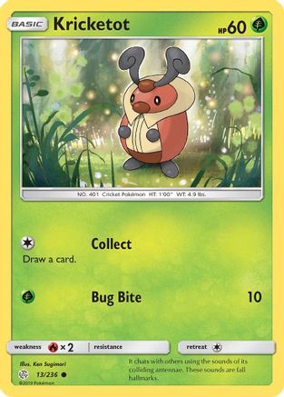 Kricketot (013/236) - SCE  - Common - Reverse Holofoil