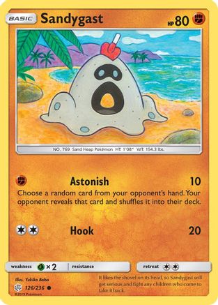 Sandygast (126) - SCE  - Common - Reverse Holofoil