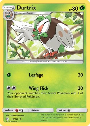 Dartrix (019/236) - SCE  - Uncommon