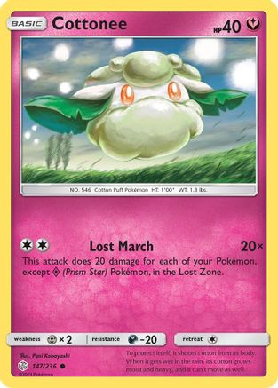 Cottonee (147/236) - SCE  - Common