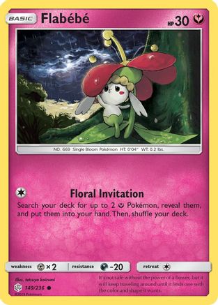 Flabebe (149/236) - SCE  - Common - Reverse Holofoil