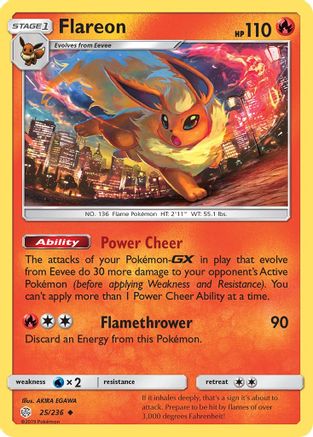 Flareon (025/236) - SCE  - Uncommon