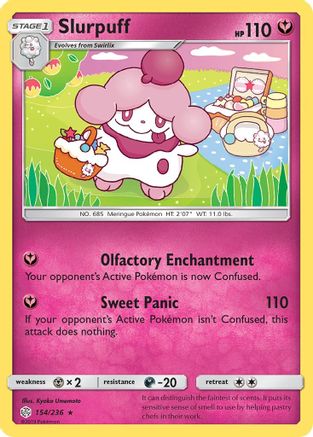 Slurpuff (154/236) - SCE  - Rare - Reverse Holofoil