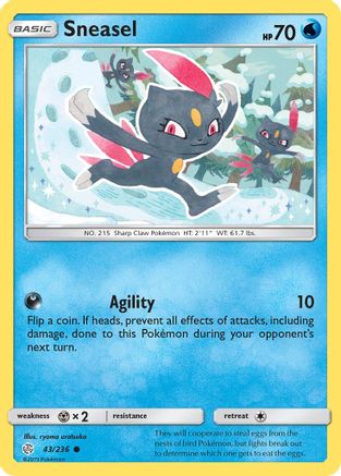 Sneasel (043/236) - SCE  - Common