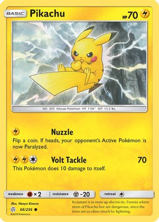 Pikachu (066/236) - SCE  - Common
