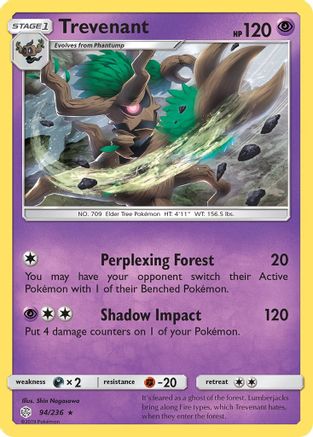 Trevenant (094) - SCE  - Rare - Reverse Holofoil