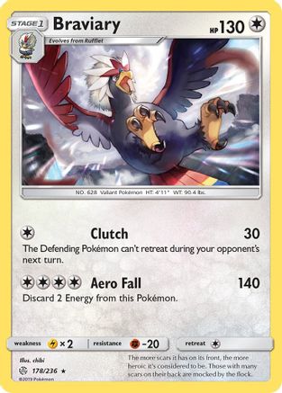 Braviary (178) - SCE  - Rare - Reverse Holofoil