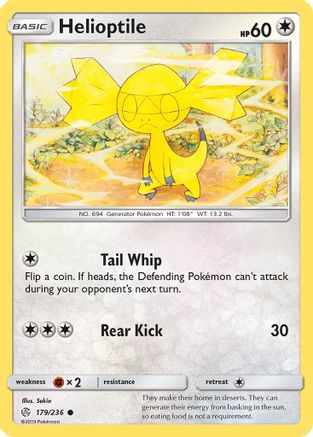 Helioptile (179/236) - SCE  - Common - Reverse Holofoil