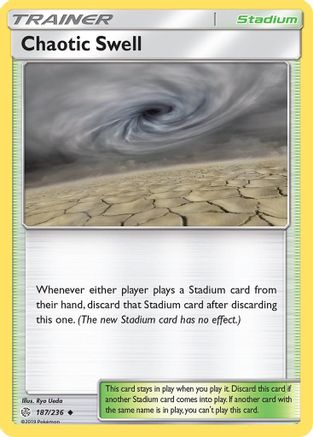 Chaotic Swell (187/236) - SCE  - Uncommon - Reverse Holofoil