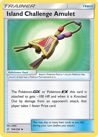 Island Challenge Amulet (194/236) - SCE  - Uncommon - Reverse Holofoil