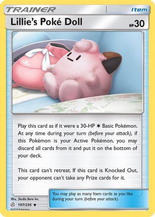Lillie's Poke Doll (197/236) - SCE  - Uncommon