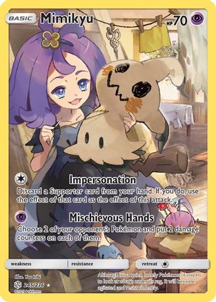 Mimikyu (Secret) (245/236) - SCE  - Secret Rare - Holofoil