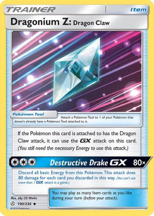 Dragonium Z: Dragon Claw (190/236) - SCE  - Uncommon