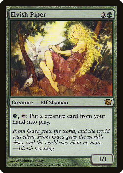 Elvish Piper (9ED-239★) - rare - Foil
