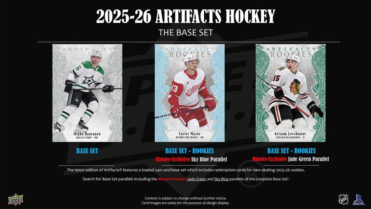 2025-26 Hockey - Upper Deck Artifacts - Blaster - Retail (English)