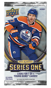 2025-26 Hockey - Upper Deck Series 1 - Paquet - Hobby (anglais)