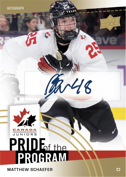 2025 Hockey - Upper Deck Team Canada Juniors - Blaster - Retail (anglais)