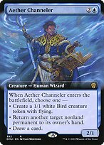 Aether Channeler (DMU-392) - rare: (Extended Art) - Foil