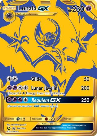 Lunala GX (SM103a) - SP  - Promo - Holofoil