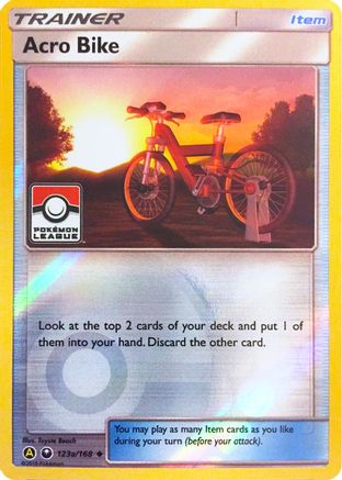 Acro Bike (123a/168) - LCC  - Promo - Reverse Holofoil