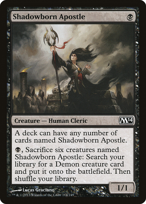 Shadowborn Apostle (M14-114) - common - Foil