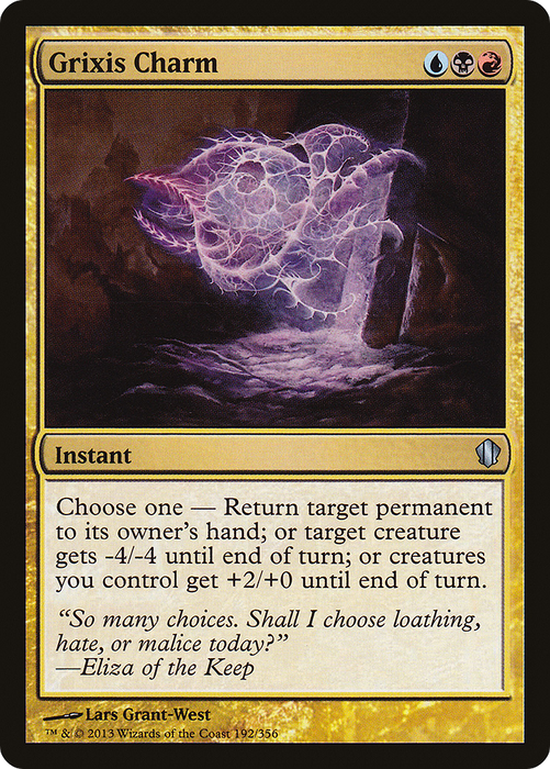 Grixis Charm (C13-192) - uncommon
