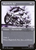 Blightbelly Rat (ONE-289) - common: (Showcase)