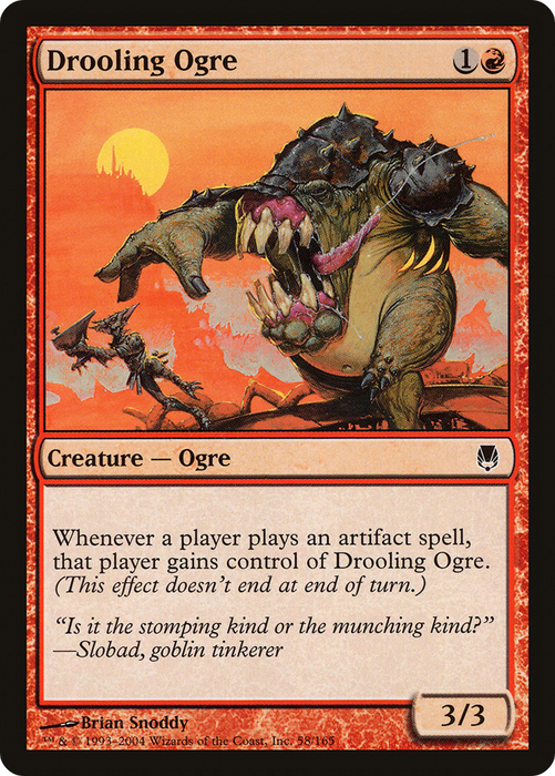 Drooling Ogre (DST-058) - common - Foil