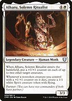 Alharu, Solemn Ritualist (CMR-004) - uncommon - Foil