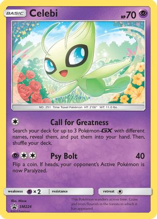 Celebi (SM224) - SP  - Promo - Holofoil