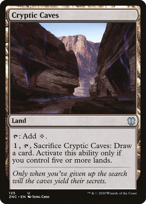Cryptic Caves (ZNC-125) - uncommon