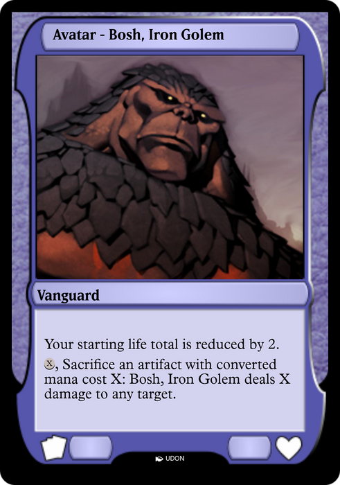 Bosh, Iron Golem Avatar (PMOA-039) - rare - Foil