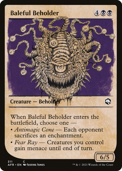 Baleful Beholder (AFR-311) - common: (Showcase) - Foil