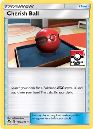 Cherish Ball (191a/236) - LCC  - Promo - Reverse Holofoil