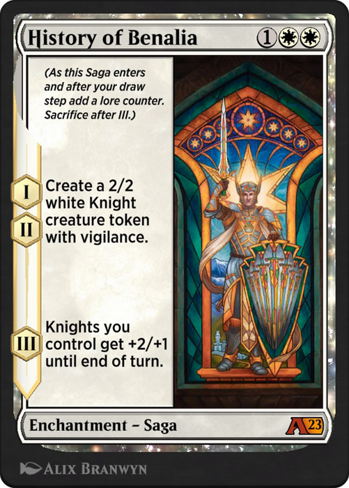 History of Benalia (YBRO-031) - mythic