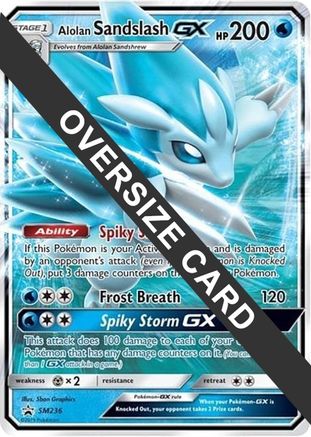 Alolan Sandslash GX (SM236) - JC  - Promo - Holofoil