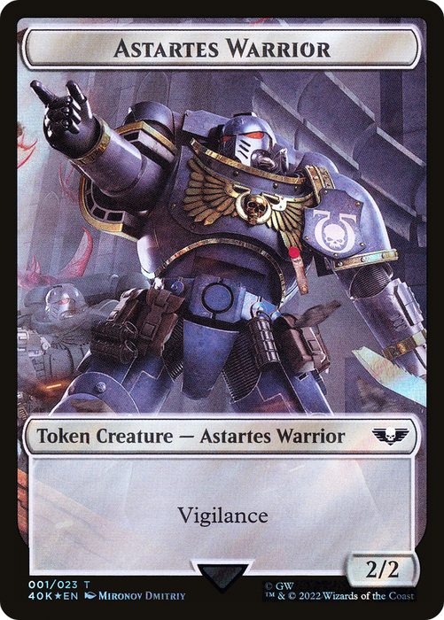 Astartes Warrior (T40K-01★) - common - Foil