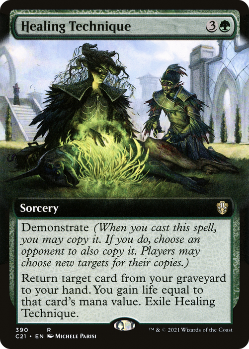 Healing Technique (C21-390) - rare: (Extended Art)
