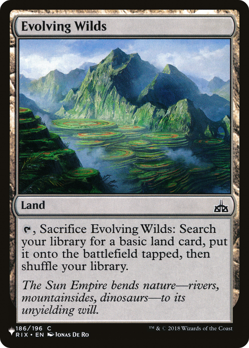 Evolving Wilds (LIST-RIX-186) - common