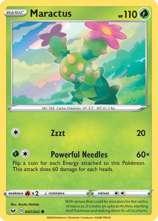 Maractus (007/202) - SSSBS  - Common - Reverse Holofoil