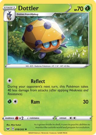 Dottler (018/202) - SSSBS  - Uncommon - Reverse Holofoil