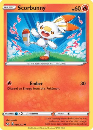 Scorbunny (030) (030/202) - SSSBS  - Common