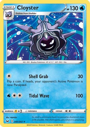 Cloyster (041/202) - SSSBS  - Rare