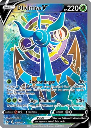 Dhelmise V (Full Art) (187/202) - SSSBS  - Ultra Rare - Holofoil
