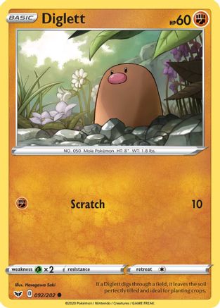Diglett (092/202) - SSSBS  - Common